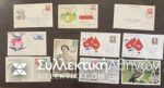 AUSTRALLIA 10 Fdc 1948-55